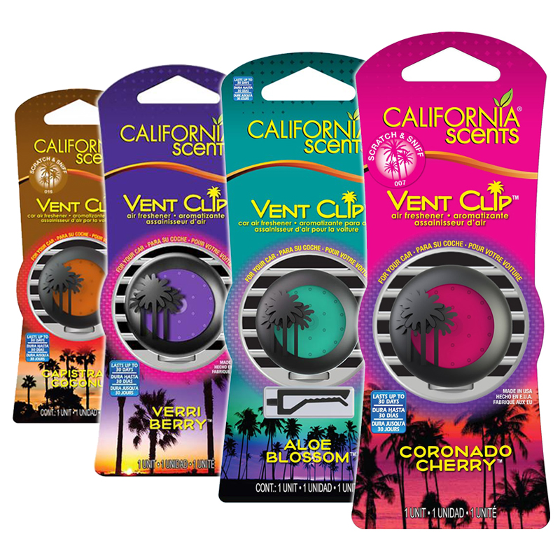 Αρωματικό Αεραγωγού Αυτοκινήτου Vent Clip Coronado Cherry California Scents Autoline 13953